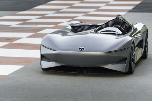 Bridging past and future, the INFINITI Prototype 10 recaptures the spirit of early speedsters for an era of electrified performance.